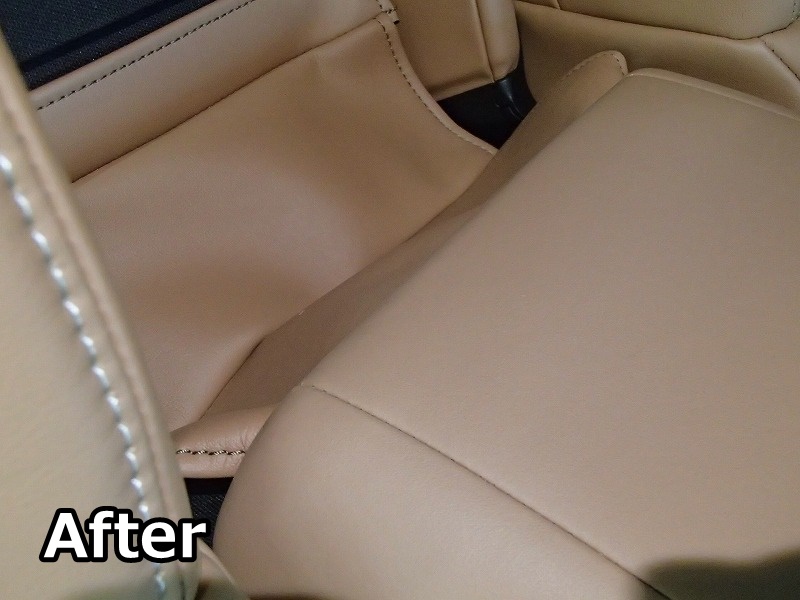LEXUS LS damaged leather seat repair_After_02