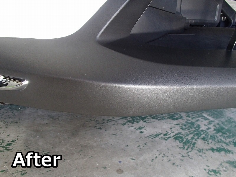 MAZDA CX-3 damaged unpainted bumper repair_After_01