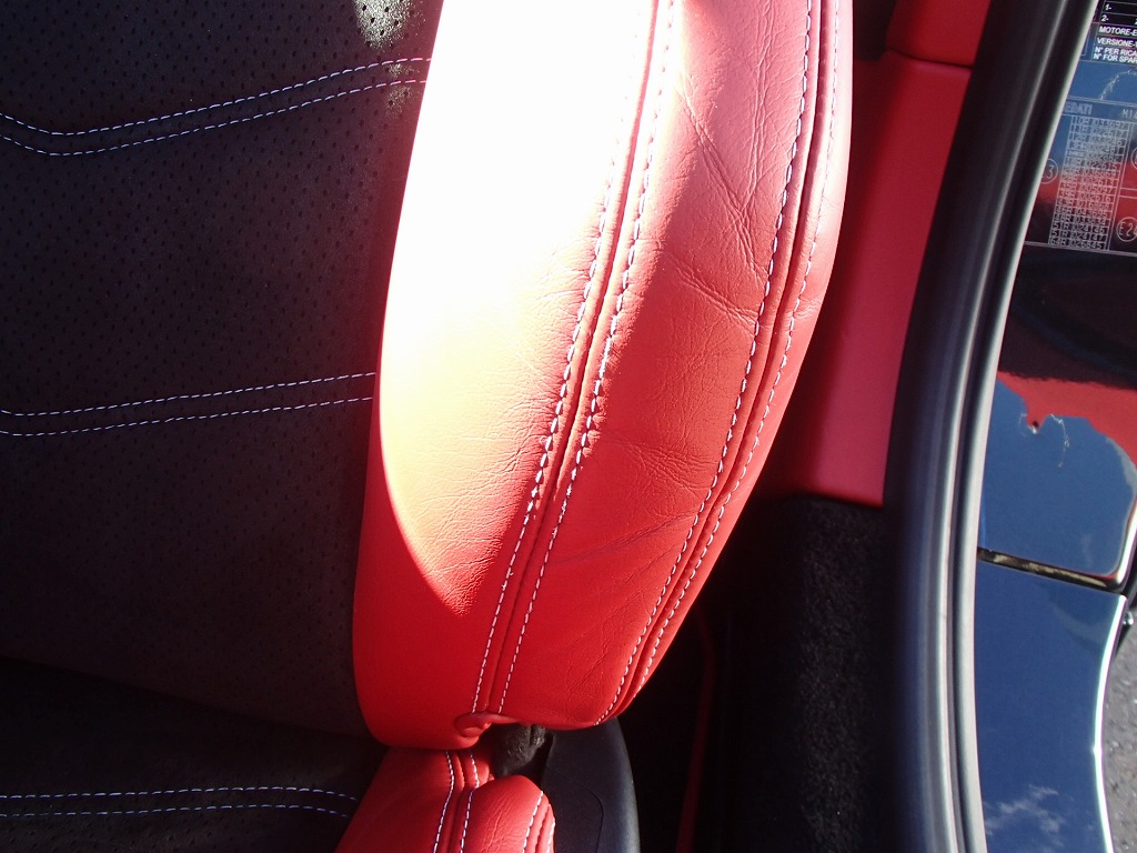 Maserati GranTurismo damaged leather seat repair After02